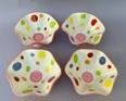 Four "Polka Dots" Bowls, Ambiance Collections
