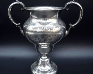 1909 Historic Hudson Fulton Celebration Sterling Silver Trophy Cup
