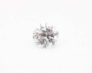 GIA Certified Round Brilliant Cut 0.51ct Loose Natural Diamond VVS1 E
