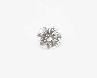 GIA Certified Round Brilliant Cut 0.57ct Loose Natural Diamond SI1 L