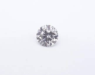 GIA Certified Round Brilliant 0.39ct Loose Natural Diamond SI2 H