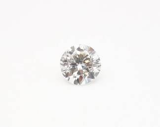 GIA Certified Round Brilliant Cut 0.89ct Loose Natural Diamond I2 H