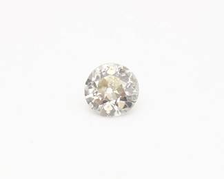 GIA Certified Old European Brilliant Cut 0.60ct Loose Natural Diamond I2 N, Very Light Brown