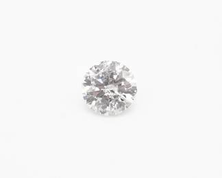 GIA Certified 0.71ct Round Brilliant Cut Loose Natural Diamond I2 F