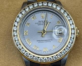 Diamond and Gold Rolex