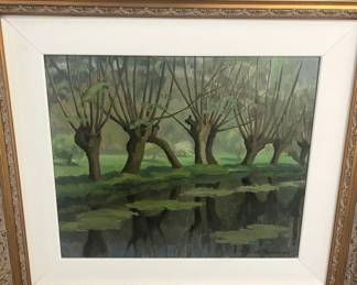 ART ORIGINAL PAULEMILE PISSARO circa 1920s