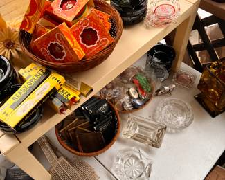 ASHTRAYS AND MATCHES GALORE, 