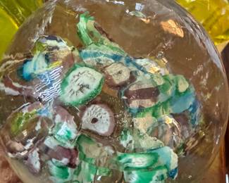 END OF DAY GLASS PAPERWIGHTS