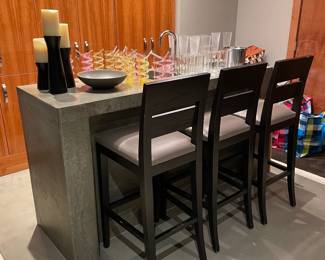 Several Bar Stools