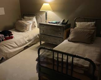 Pair of Steel Twin Beds