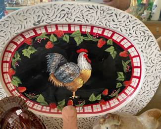 Rooster Serving Dish (Great for Thanksgiving)