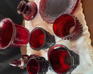 Ruby Red Glass