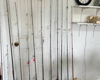  Fishing poles