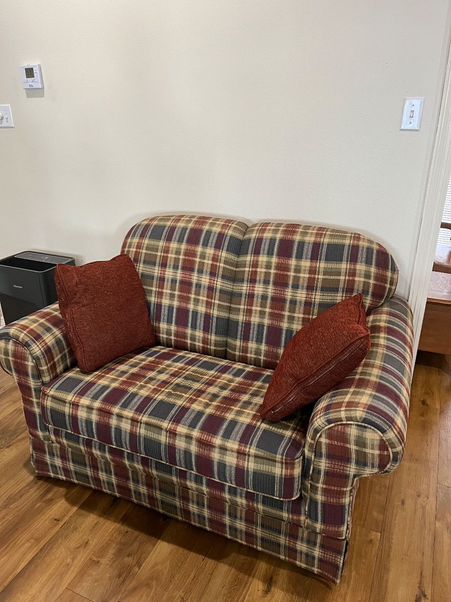 La Z Boy love seat sleeper twin size