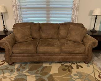 Full size couch.  1 of 2 piece matched set