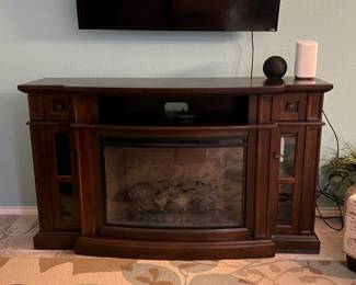 TV Stand Fireplace Heater