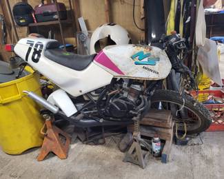 1990 Honda NS50 signed by Gary Nixon #9 & Jay "Springer" Springsteen #9
$800