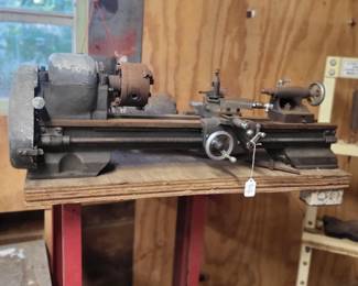 Lathe & cart 