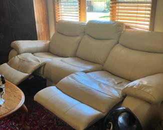 Dual reclining leather sofa! Just purchased in the last couple of years!