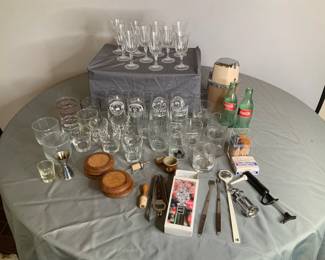 Assorted Bar Ware
