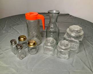 Vintage Tang Jar, Glass Canister Set and More