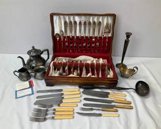First Love International Silver Plate Flatware and More
