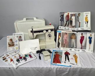 Riccar RM 540 Super Stretch Sewing Machine & Vogue Clothing Patterns