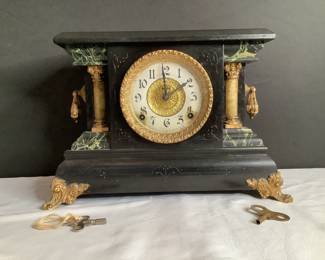E. Ingraham Antique Mantle Clock
