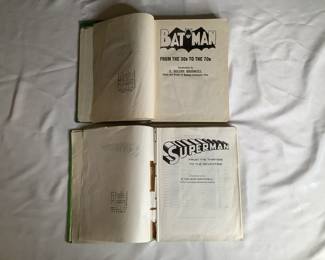 Vintage Batman and Superman Hardcover "From the 30's to the 70's"