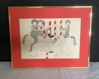 Maxine Vintage Signed Lithograph
