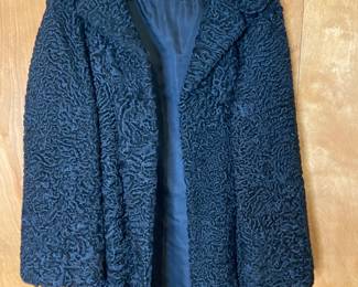 Silverman Furs Lamb Fur Coat