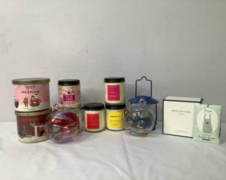 Stained Glass Ornaments, Candles
