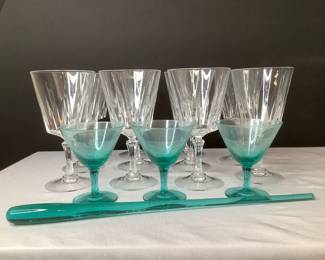 Cristal D'Arques Durand France Stemware
