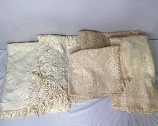  Vintage Crocheted Bed Coverlets
