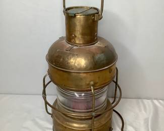  Vintage Nippon Sento "Not Under Command" Copper Ships Lantern