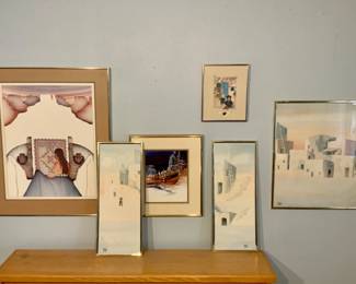 Cleo Teissedre and More Framed Southwestern Art