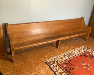  Wood Church Pew