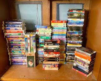 Disney VHS, Harry Potter and More DVDs and VHS