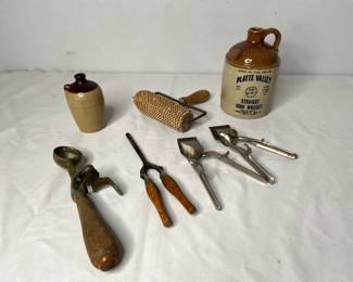 McCormick Whiskey Jug, Coates Clipper Antique Clippers and Other Antique Relics