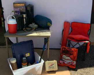 Vintage Enamelware Kettle, Stinger Insect Killer, Camping and More
