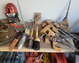 Vintage Hand Saws and Miscellaneous Tools.