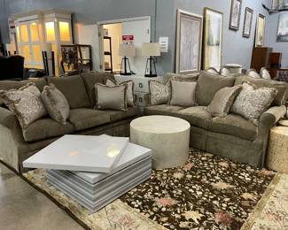 Henredon Sofas and modern Coffee Tables