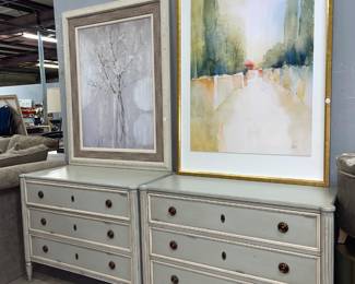 Frontgate Chest of Drawers and Artwork Orlando Auction