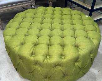 Tufted Large Round Ottoman