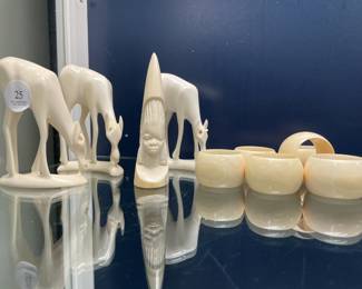 Bone Sculptures and Napkin Rings Orlando