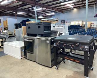 Grills, washer and dryers and yubs!