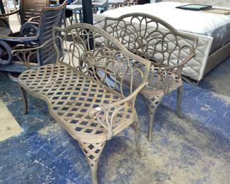 Vintage Cast Iron Benches