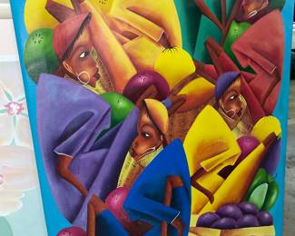 Signed Abstract Art Orlando Auction