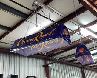 Crown Royal Pool Table Lights Orlando Auction