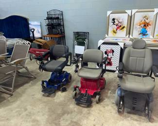 Patio Chairs, Scooters, Disney Artwork and Shelves Orlando